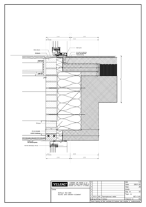 Detalje ved dæk, VELFAC 200 ENERGY, 24mm bundkarm
